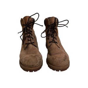 Timberland Work Outdoor Boots Brown Leather Size 14 Men’s Durable Boots